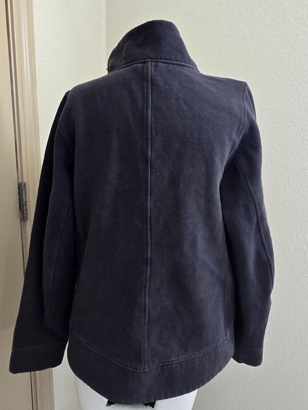 Lululemon Women’s Fleece Be True Jacket Inkwell Blue Size 6 Relaxed Fit Soft - Picture 2 of 8